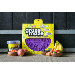Tapete para lamer LIKIT Graze Maze Púrpura Violeta
