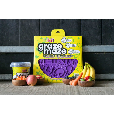 Tapete para lamer LIKIT Graze Maze Púrpura Violeta