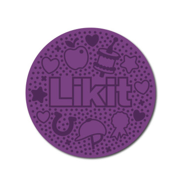 Tapete para lamer LIKIT Graze Maze Púrpura Violeta
