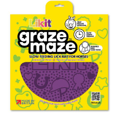 Tapete para lamer LIKIT Graze Maze Púrpura Violeta