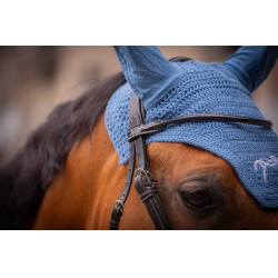 Bonete para caballos Pénélope Algodón Laguna azul