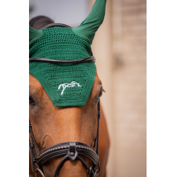 Bonete para caballos Pénélope Algodón Verde oscuro Bonete para caballos Pénélope Algodón Verde oscuro