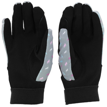 Guantes Equithème Maelle Niño Gris