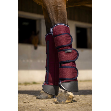 Gueteras de transporte Equithème Tyrex 1200D Reforzadas Burdeos