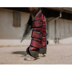 Gueteras de transporte Equithème Tyrex 1200D Reforzadas Burdeos