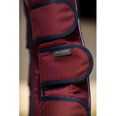 Gueteras de transporte Equithème Tyrex 1200D Reforzadas Burdeos