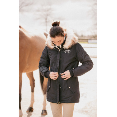 Parka Pénélope Mega Lyon Negro
