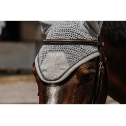 Bonete espantamoscas Equithème Chic Gris claro