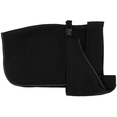 Capa para perro Equithème Softshell Negro
