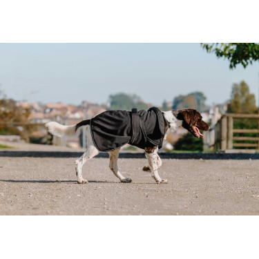 Capa para perro Equithème Softshell Negro