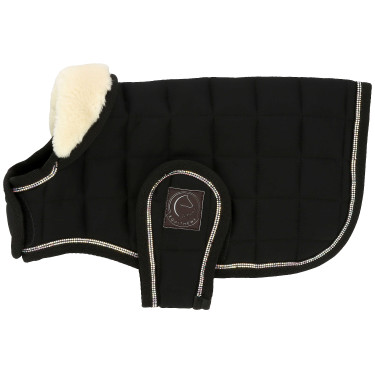 Cobija para perro Te quiero Equithème Negro Cobija para perro Te quiero Equithème Negro