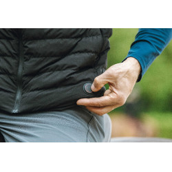 Chaleco calefactable Equithème Charlie Negro