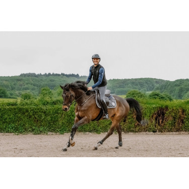 Chaleco calefactable Equithème Charlie Negro