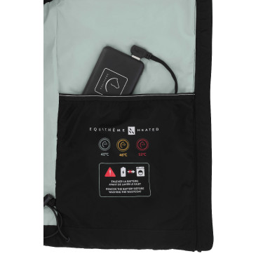 Batería para chaleco calefactable Equithème Charlie Negro