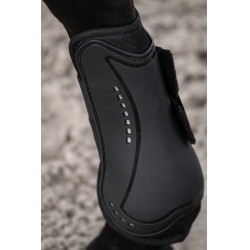 Protectores de tendón y menudillo Je t'aime EQUITHÈME Negro Protectores de tendón y menudillo Je t'aime EQUITHÈME Negro