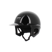 Casco PENELOPE visera larga Negro brillante Casco PENELOPE visera larga Negro brillante