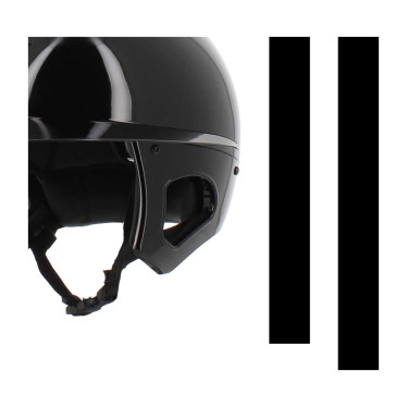 Casco PENELOPE visera larga Negro brillante Casco PENELOPE visera larga Negro brillante