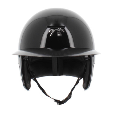 Casco PENELOPE visera larga Negro brillante Casco PENELOPE visera larga Negro brillante