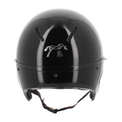 Casco PENELOPE visera larga Negro brillante Casco PENELOPE visera larga Negro brillante