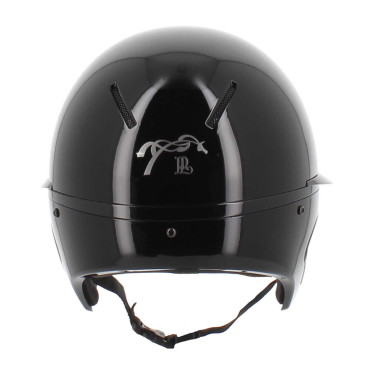 Casco PENELOPE visera larga Negro brillante Casco PENELOPE visera larga Negro brillante