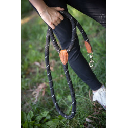 Correa para perros PENELOPE - Billie Negro / lurex