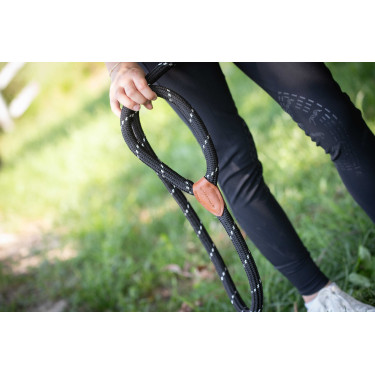 Correa para perros PENELOPE - Billie Negro / lurex Correa para perros PENELOPE - Billie Negro / lurex