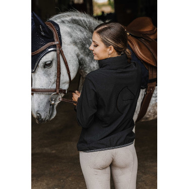 Chaqueta repelente al agua Je t'aime EQUITHÈME - Dakota Negro Chaqueta repelente al agua Je t'aime EQUITHÈME - Dakota Negro