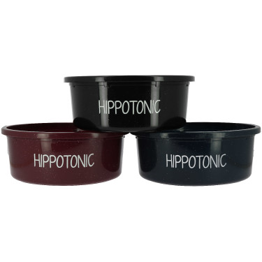 Cuenco de establo 8L Hippotonic Glitter Negro