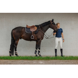 Polo EQUITHÈME - Víctor Marino Azul marino