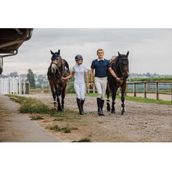 Polo EQUITHÈME - Víctor Marino Azul marino