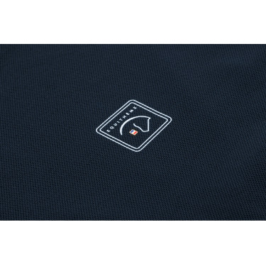 Polo EQUITHÈME - Víctor Marino Azul marino