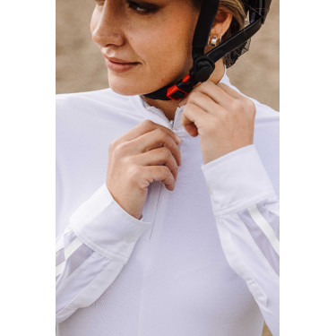 Polo EQUITHÈME - Estoril Blanco Polo EQUITHÈME - Estoril Blanco