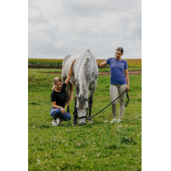 Camiseta Je t'aime EQUITHÈME - Rosalie Púrpura Violeta Camiseta Je t'aime EQUITHÈME - Rosalie Púrpura Violeta