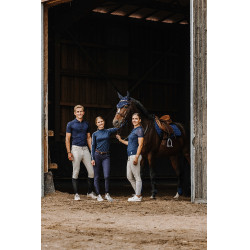 Camiseta EQUITHÈME Originals - Mélodie Marino Azul marino