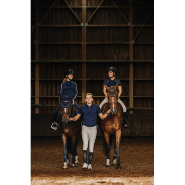 Camiseta EQUITHÈME Originals - Mélodie Marino Azul marino