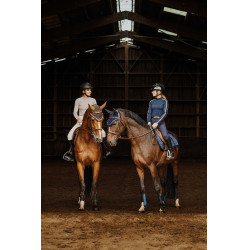 Camiseta EQUITHÈME Originals - Mélodie Gris pardo Marr&amp;oacute;n