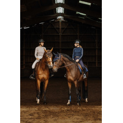 Camiseta EQUITHÈME Originals - Mélodie Gris pardo Marr&amp;oacute;n