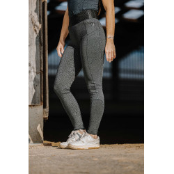 Legging Je t'aime Equithème Iris Negro