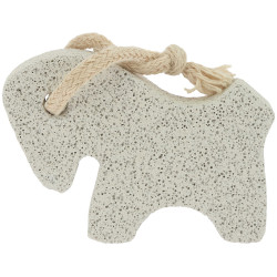 Cepillo de piedra natural HIPPOTONIC - Caballo Gris