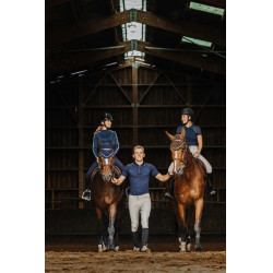 Polo EQUITHÈME - Lucas Marino Azul marino