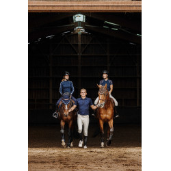 Polo EQUITHÈME - Lucas Marino Azul marino