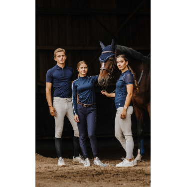 Polo EQUITHÈME - Lucas Marino Azul marino