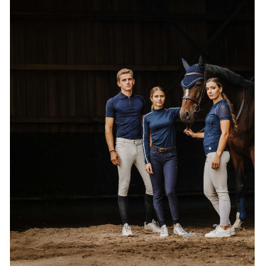 Polo EQUITHÈME - Lucas Marino Azul marino