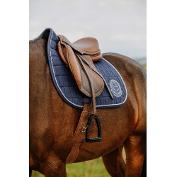 Manta de montar Je t'aime Equithème Compet Azul