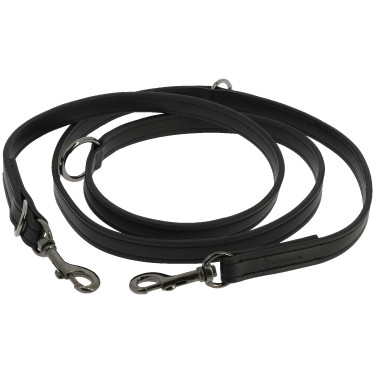 Correa para perro EQUITHÈME - Vortex Negro
