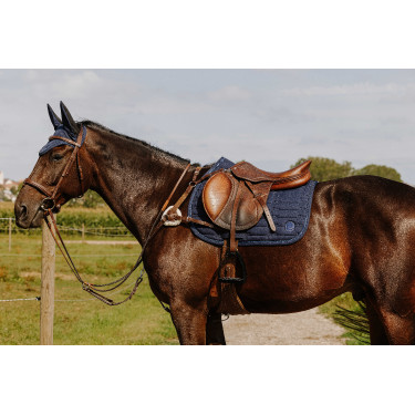 Orejeras antimoscas Je t'aime EQUITHÈME - Origen Azul marino