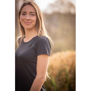 Camiseta Pénélope Techty de manga corta Gris