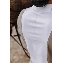 Polo Equithème Tokyo Gris pardo Marr&amp;amp;amp;oacute;n
