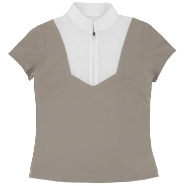Polo Equithème Tokyo Gris pardo Marr&amp;amp;amp;oacute;n