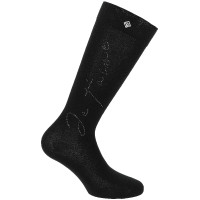 Calcetines Te quiero Equithème Cassis Negro